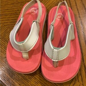 Wonder Nation Pink and Cream Kids Sandals